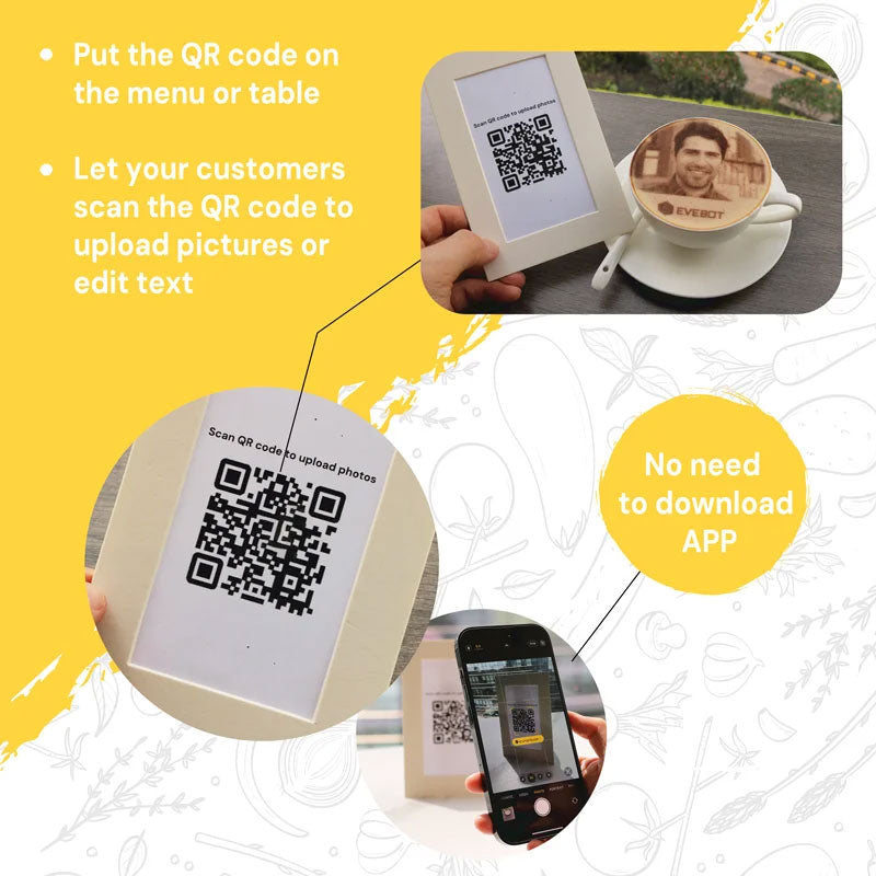 Evebot Coffee Printer EB-Pro High Speed